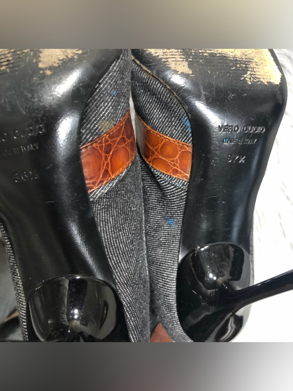 Authentic Dolce&Gabbana denim runaway boots. - Picture 10 of 16